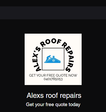 Alex's roof repair